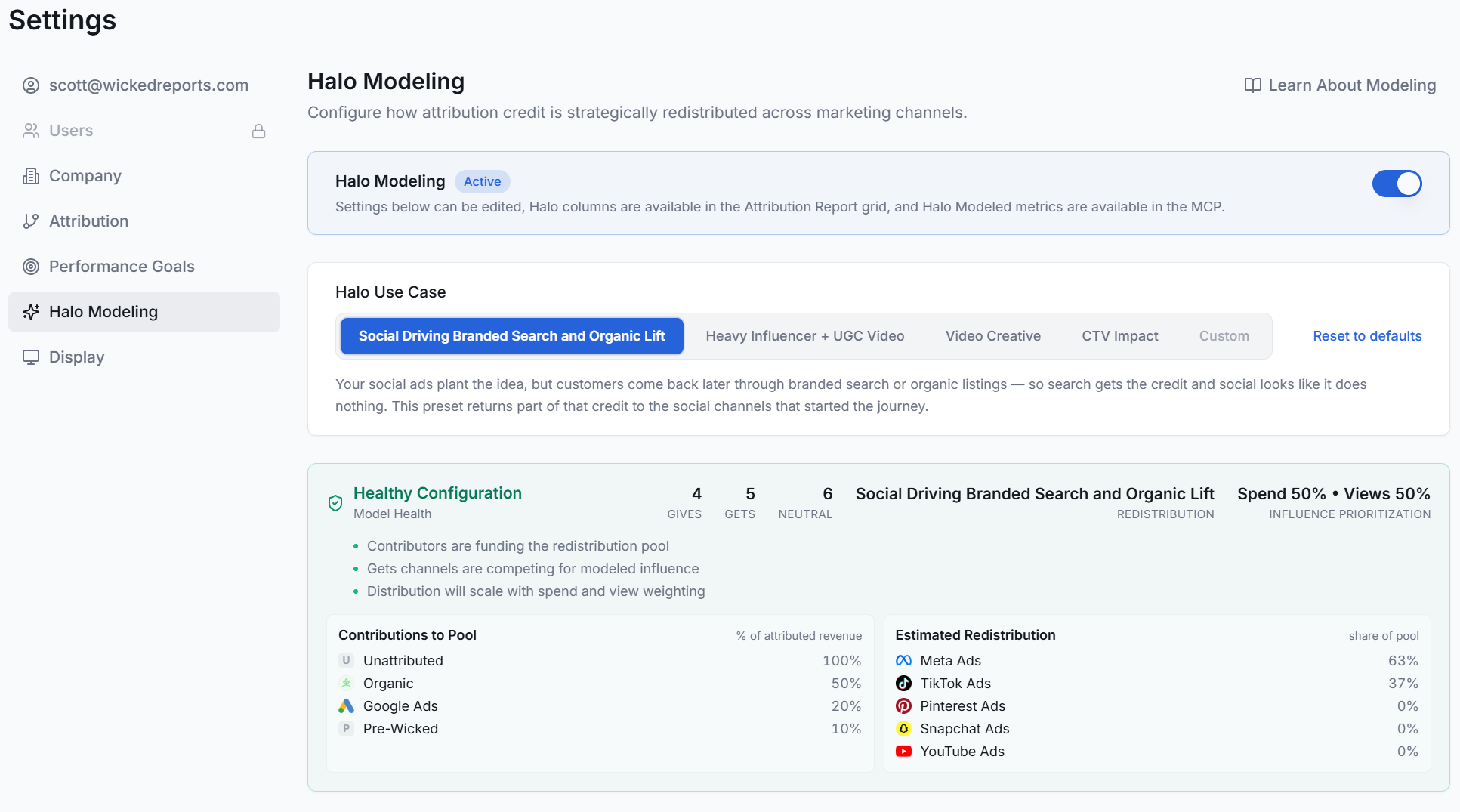 Halo-Modeling-settings